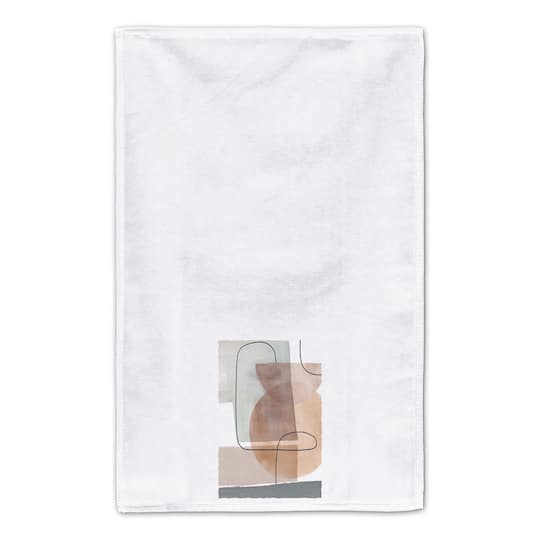 Mid Mod Layered Abstract 16" x 25" Towel Set